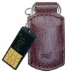 ���� PQI I-Stick i820 16GB Leather KeyChain Coffee (6820-016GR1005/6820-016GR1016)