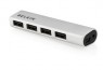 ���� USB HUB Belkin Ultra-Slim Metal, ��������, � ��, USB 2.0, 4 �����, Black (F4U038qebAPL)