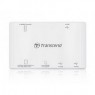 ���� Transcend USB2.0 + USB HUB �� 3 ������a White (TS-RDP7W)