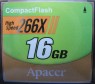 Фото Apacer 16Gb Compact Flash 266x RP