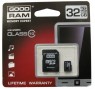 Goodram 32Gb microSDHC Class 10 (adapter SD) (SDU32GHC10AGRR9)