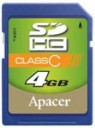 Apacer 4Gb SDHC Class 4