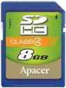 Apacer 8Gb SDHC Class 4