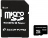 ���� Silicon Power 32Gb microSDHC Class 4 (adapter SD) (SP032GBSTH004V10-SP)