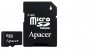 Apacer 8Gb microSDHC Class 4 (adapter SD) (AP8GMCSH4-R)