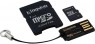 ���� Kingston microSD 2 GB (+ SD �������, USB �������������) (MBLYAG2/2GB)