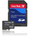 Sandisk 2Gb microSD (adapter SD) (SDSDQM-002G-B35A)