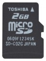 ���� Toshiba 2Gb microSD