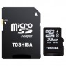 Toshiba 32Gb microSDHC Class 4 (adapter) (SD-C32GJ(BL3A)