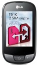 ���� LG T510 Duos Wine Red