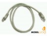 Фото Noname Патч-корд литой UTP RJ45 Cat.5e серый 1м