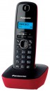 Panasonic KX-TG1611UAR Black Red