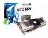 MSI nVidia GeForce GTX690 4Gb GDDR5 (915/6008) (N690GTX-P3D4GD5)