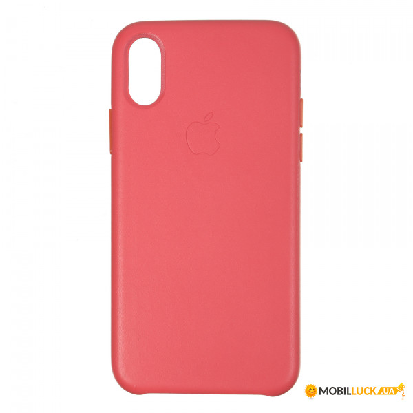  Armorstandart Leather Case Apple iPhone XS Max Peony Pink (ARM53588)