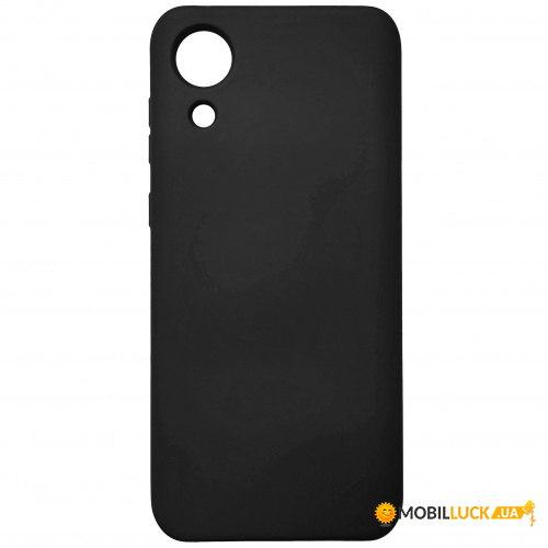- Soft Silicone Case  Samsung A03 Core (A032) (Black)