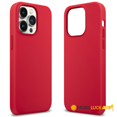  MakeFuture Apple iPhone 13 Pro Premium Silicone Red (MCLP-AI13PRD)