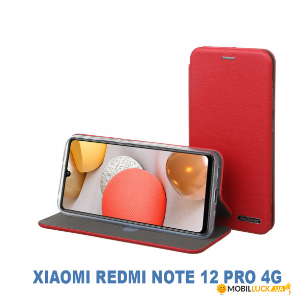 - BeCover Exclusive Xiaomi Redmi Note 12 Pro 4G Burgundy Red (710280)