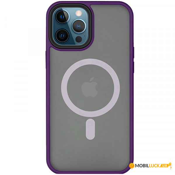 TPU+PC  Epik Metal Buttons with MagSafe Apple iPhone 14 Pro Max (6.7) -