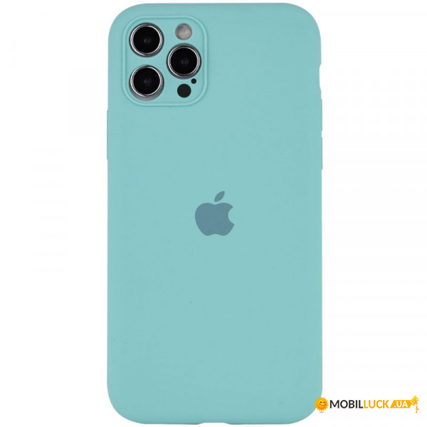  Epik Silicone Case Full Camera Protective (AA) Apple iPhone 13 Pro Max (6.7)  / Marine Green