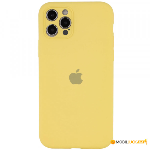  Epik Silicone Case Full Camera Protective (AA) Apple iPhone 13 Pro Max (6.7)  / Yellow