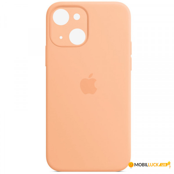  Epik Silicone Case Full Camera Protective (AA) Apple iPhone 13 (6.1)  / Cantaloupe