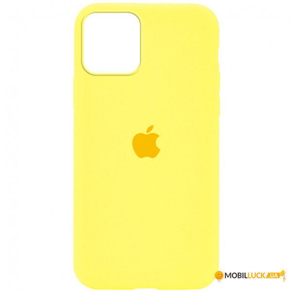  Epik Silicone Case Full Protective (AA) Apple iPhone 12 Pro Max (6.7)  / Yellow