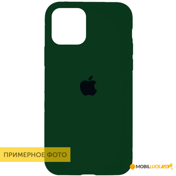  Epik Silicone Case Full Protective (AA) Apple iPhone X (5.8) / XS (5.8)  / Forest green