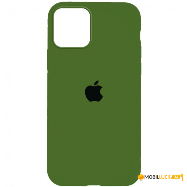  Epik Silicone Case Full Protective (AA)  Apple iPhone 12 Pro Max (6.7)  / Forest green