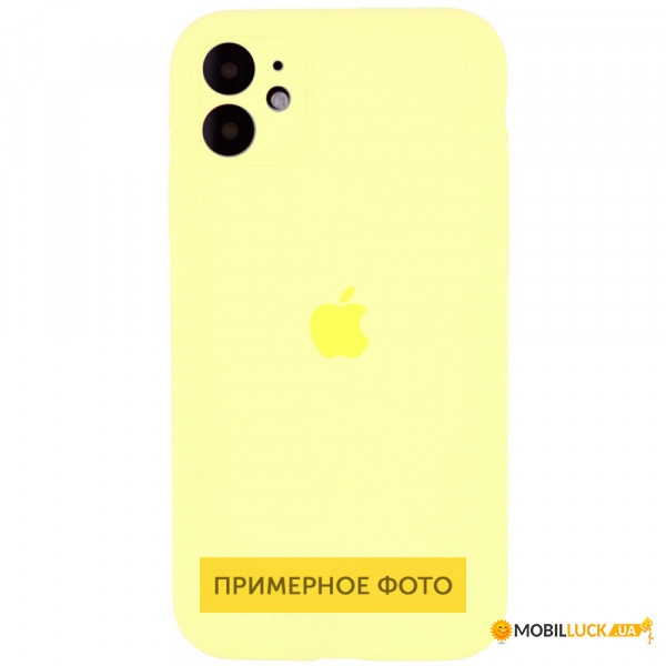  Epik Silicone Case Square Full Camera Protective (AA) Apple iPhone 11 Pro Max (6.5)  / Mellow Yellow