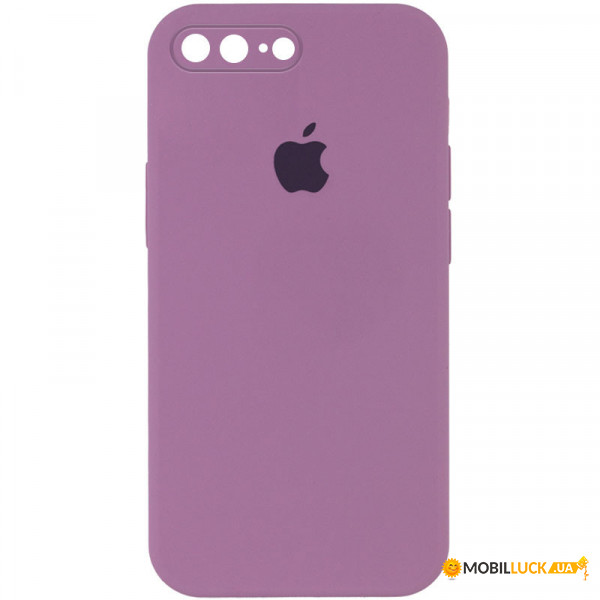  Epik Silicone Case Square Full Camera Protective (AA) Apple iPhone 7 plus / 8 plus (5.5)  / Lilac Pride