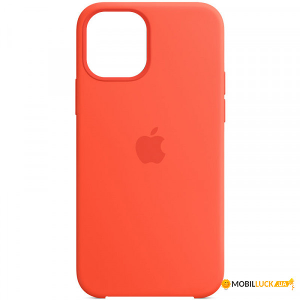  Epik Silicone Case (AA) Apple iPhone 12 Pro Max (6.7)  / Electric Orange