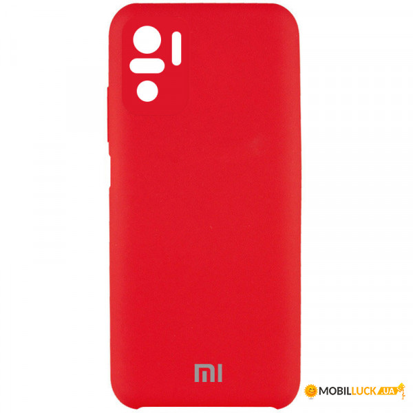  Epik Silicone Cover Full Camera (AAA) Xiaomi Redmi Note 10 / Note 10s  / Red
