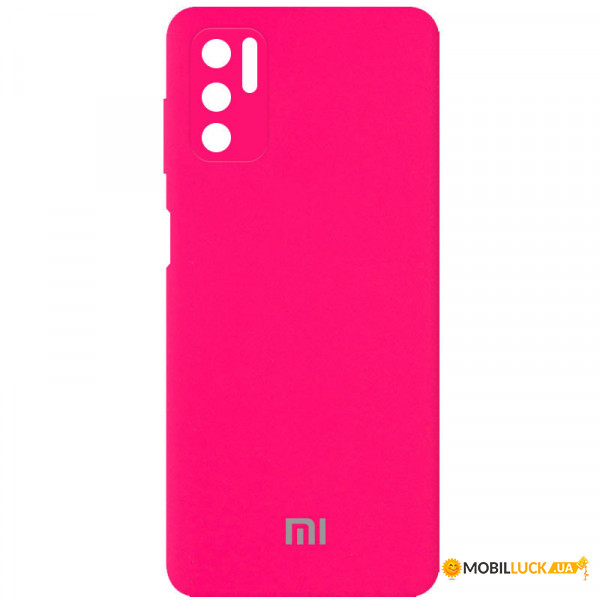  Epik Silicone Cover Full Camera (AA) Xiaomi Redmi Note 10 5G / Poco M3 Pro  / Barbie pink