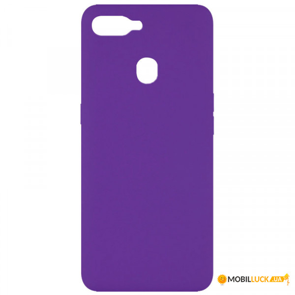  Epik Silicone Cover Full without Logo (A)  Oppo A5s / Oppo A12  / Purple
