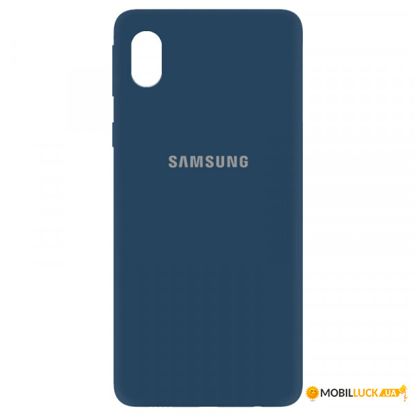  Epik Silicone Cover My Color Full Protective (A) Samsung Galaxy M01 Core / A01 Core  / Navy blue