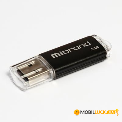 USB   Mibrand 32GB Cougar Black USB 2.0 (MI2.0/CU32P1B)