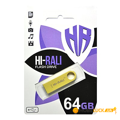 - HI-RALI 64GB Shuttle series Gold (HI-64GBSHGD)