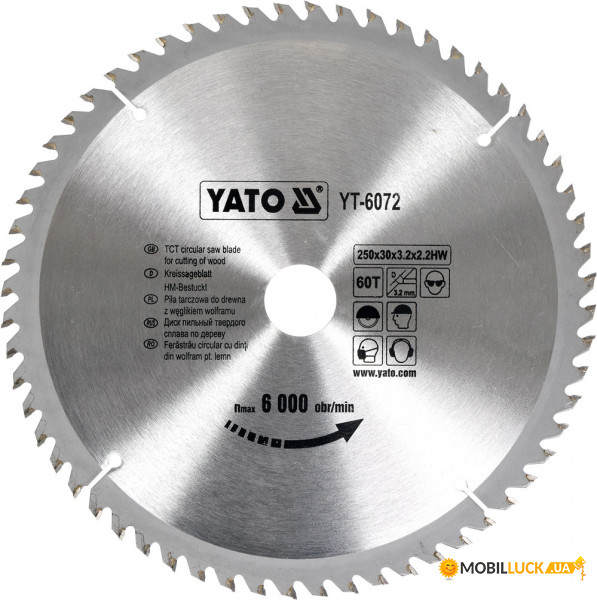    Yato 250303.22.2 60  (YT-6072)