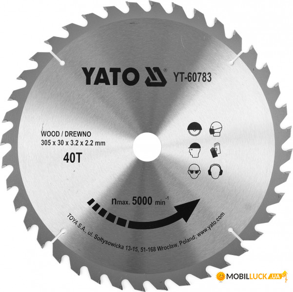     Yato 305303.22.2 40  (YT-60783)