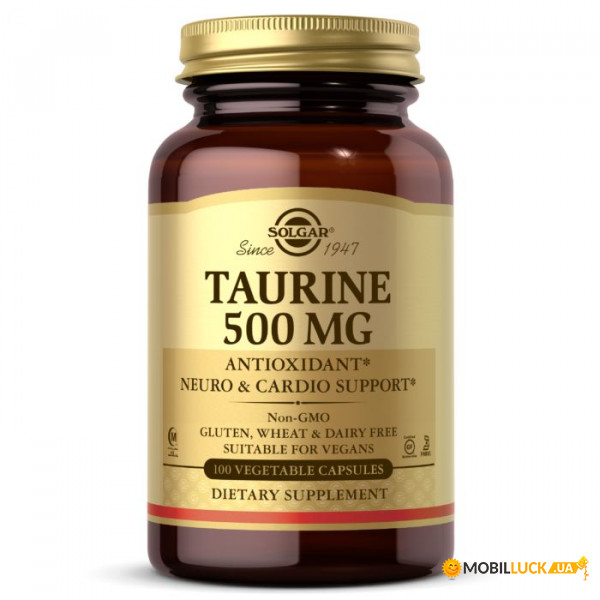  Solgar Taurine 500 mg 100  
