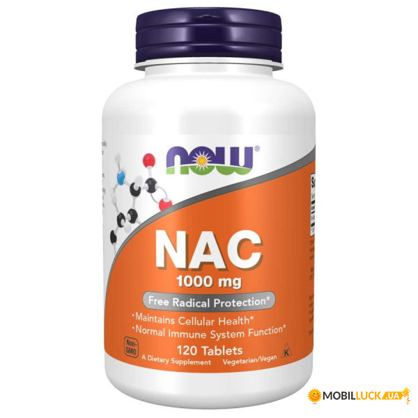  Now Foods NAC 1000 mg 120  