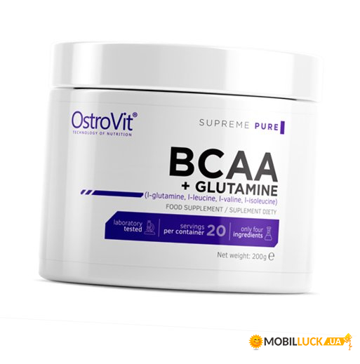 BCAA OstroVit BCAA + Glutamine 200 