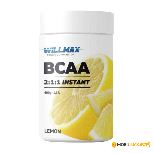  Willmax BCAA 2:1:1 Instant 400 g lemon