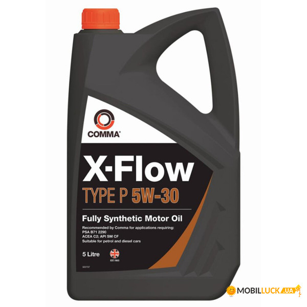   Comma X-FLOW TYPE P 5W-30 5 XFP5L