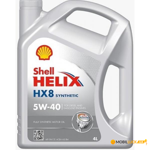   Shell Helix HX8 5W-40 4  (550052837-7)