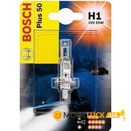  Bosch Plus 50 H1 55W 12V P14.5s (1987301041) 1 ./