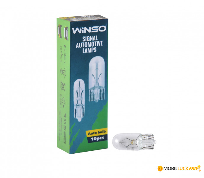    Winso 12V W5W 5W W2.1x9.5d, 10 (713230)