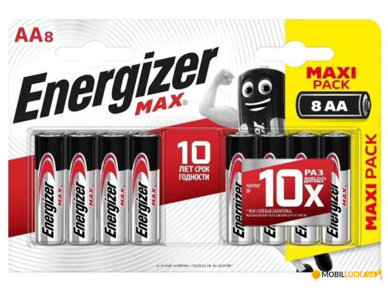  Energizer AA MAX 4+4 