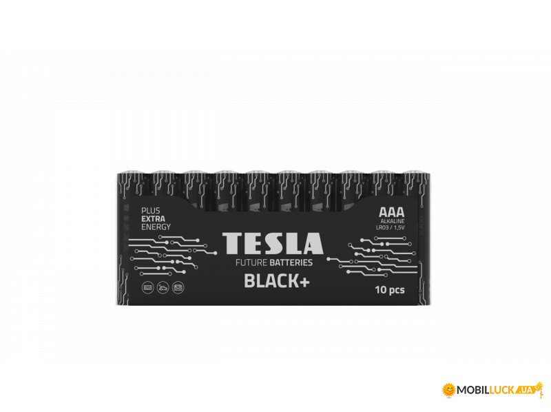  Tesla BLACK+ AA (LR03) 1.5V 10 . (58-029)