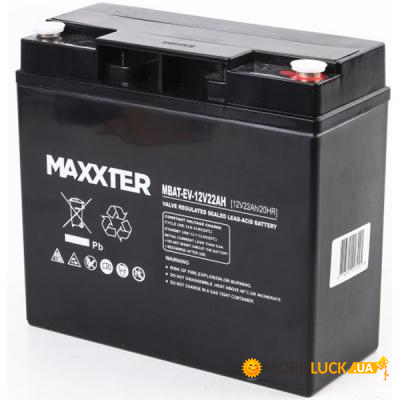    Maxxter 12V 22AH (MBAT-EV-12V22AH)